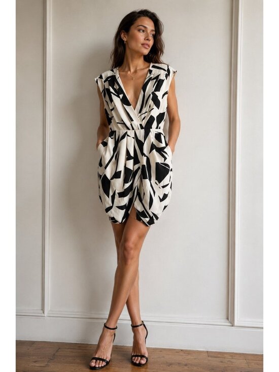 Express Dresses & Skirts - Express Black And White Dress Size Small NWT